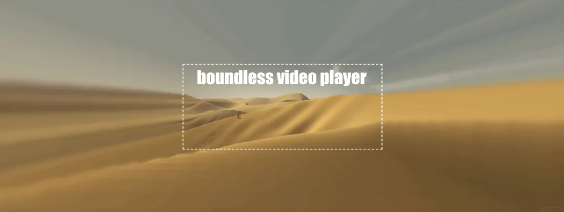 Boundless Video project preview